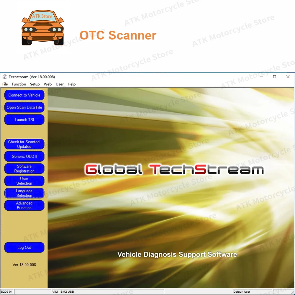 Новейший сканер OTC V18.00.008 OBDII Car GTS для автомобильной механической мастерской To-yota