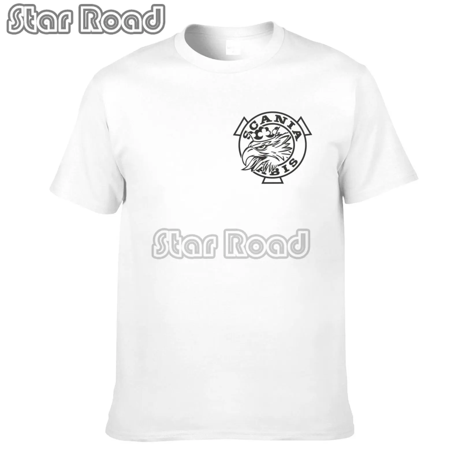 

New Arrival SCANIA CAR Logo Men Black T-Shirt Size S-6XL Men Summer Short Sleeves Casual Unisex Streetwear clothes