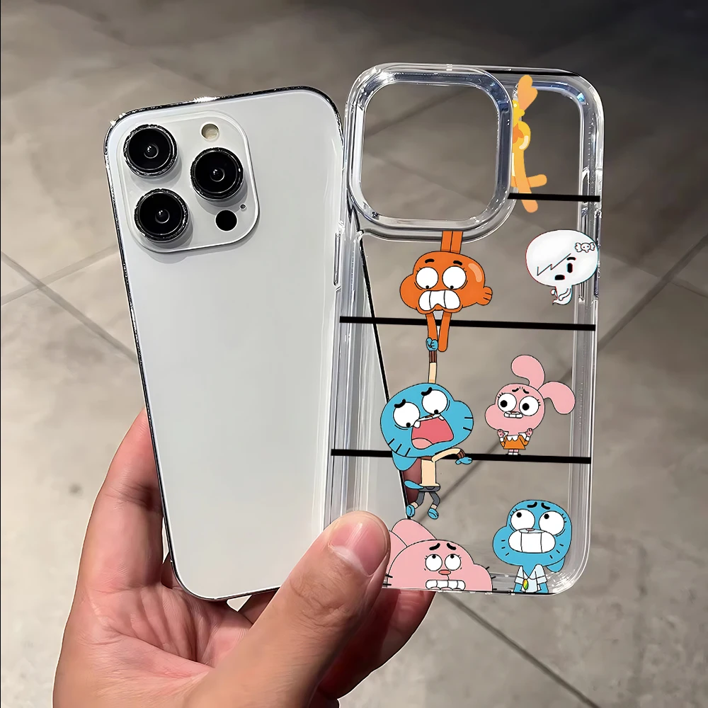 Прозрачный чехол для телефона The Amazing World Gumball-gumball для Samsung Galaxy S25 S24 S23 S22 S21 S20 S10 Note20 Note10 FE Ultra Plus 5G (art.: 3920da2348331) - 3920da2348331