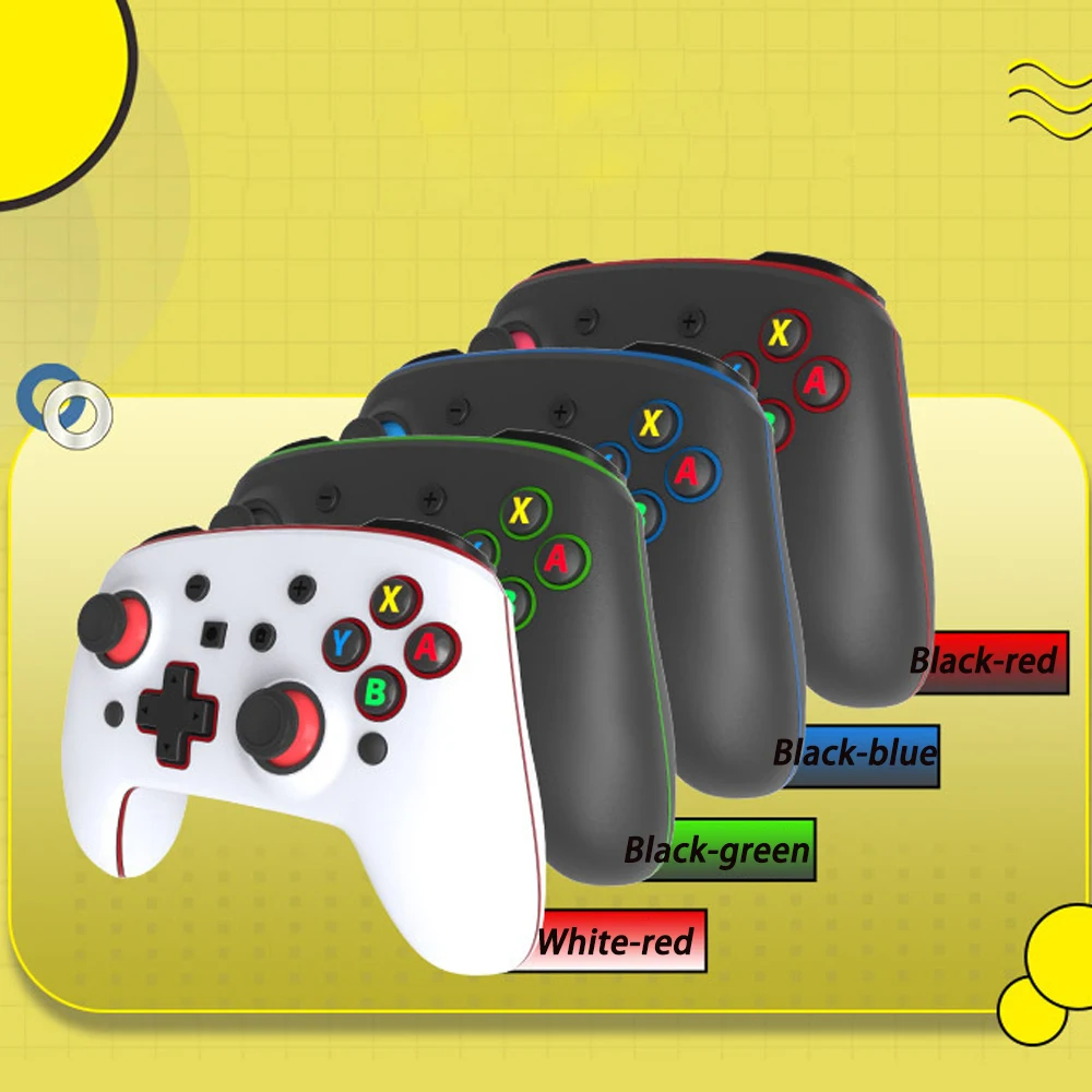 Беспроводной геймпад, игровой джойстик, контроллер для Switch Pro, контроллер с рукояткой для Steam, компьютерный игровой контроллер