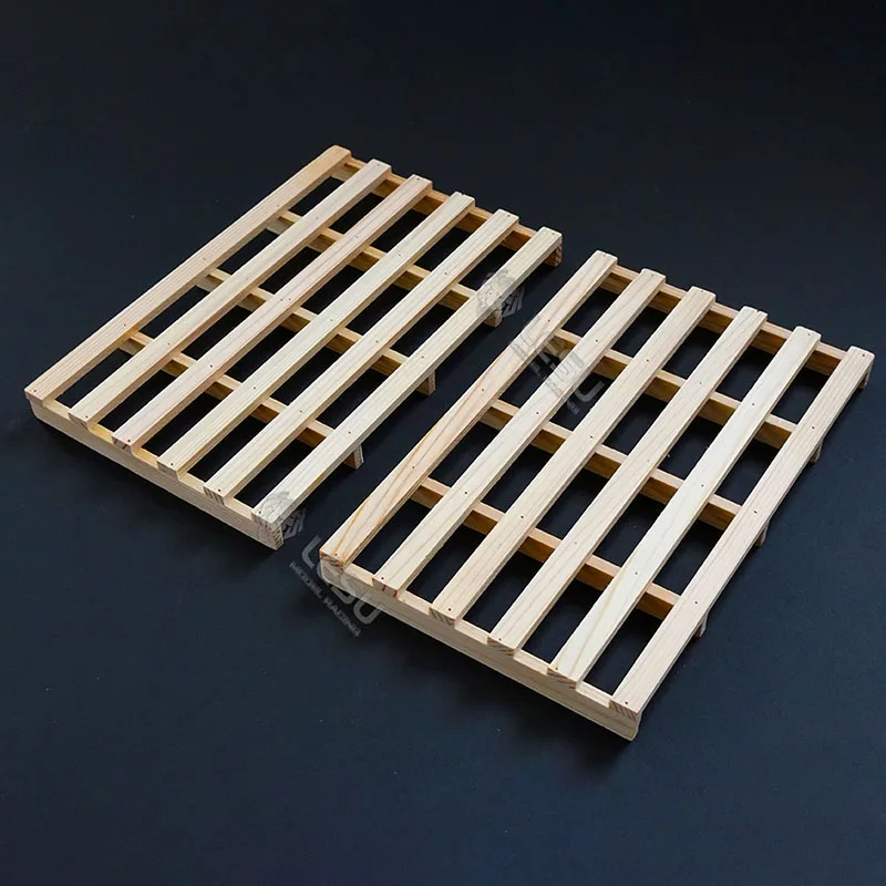 RC 2 шт. деревянная имитация грузов деревянный поддон вилочный погрузчик для 1/14