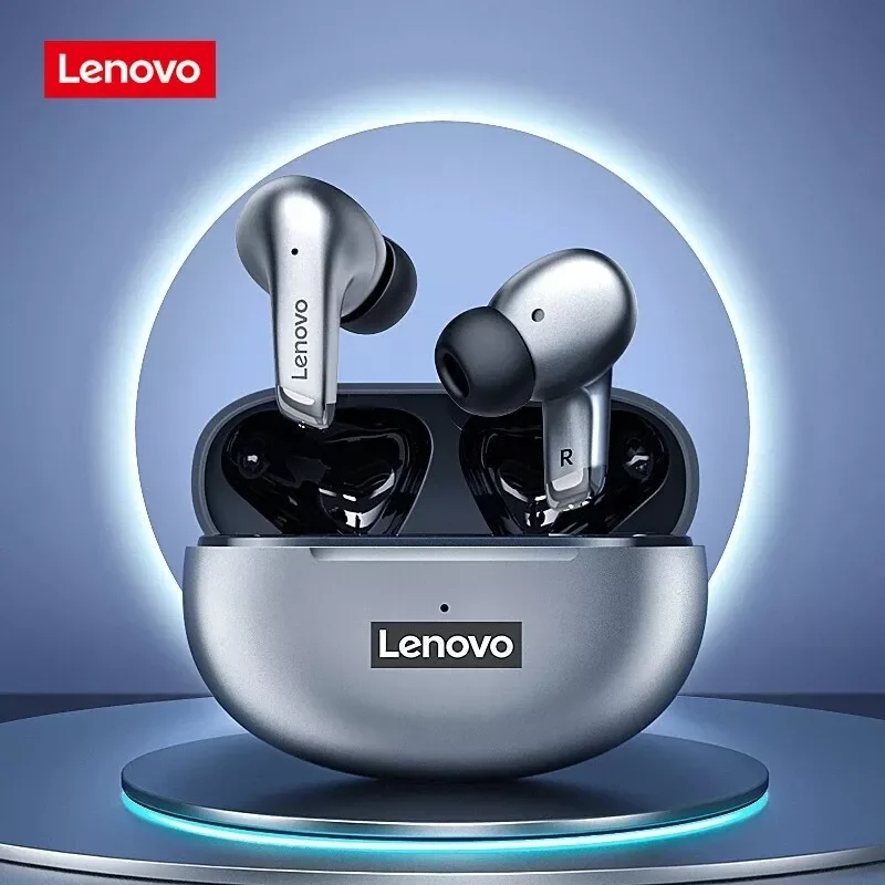 Original Lenovo LP5 Bluetooth Earphones Wireless Noise Reduction Headphones 9D Stereo Waterproof Earbuds With Mic Dropshipping