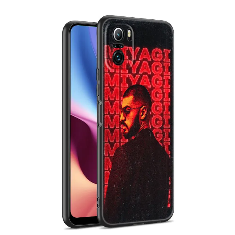 Чехол для телефона Hajime MiyaGi Andy Panda Xiaomi Mi POCO X3 NFC GT M4 M3 12 11T 10T Pro A3 11 Lite NE 5G 12X 11i F3 черный