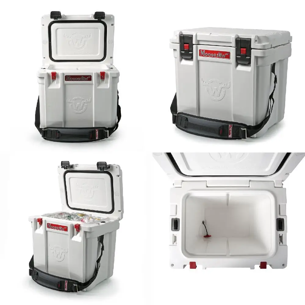 

Super Cool and Durable White Quart Hard Cooler with Microban and Ice Fort Technology for White Snow.