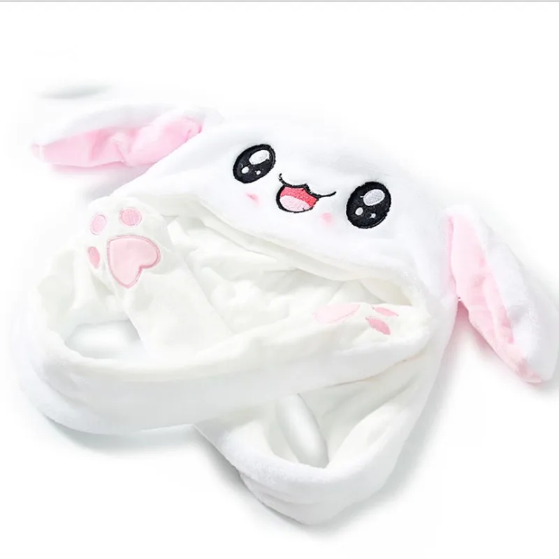 Cute Rabbit Hat Beanie Winter Moving 