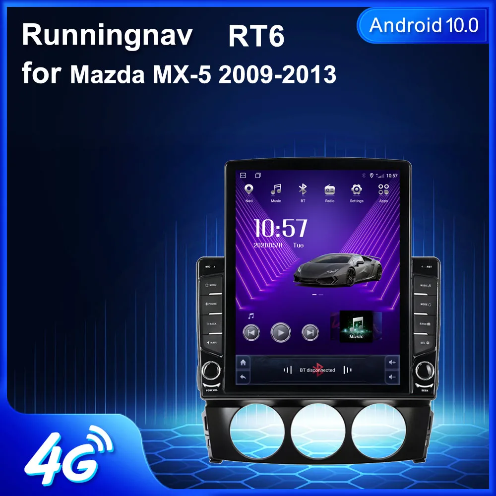 

Runningnav For Mazda MX-5 2009 2010 2011 2012 2013 Tesla Type Android Car Radio Multimedia Video Player Navigation GPS