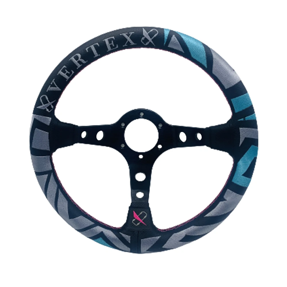 

330mm 13inch Deep Dish Racing Steering Wheel Universal Car Drift Rally Tuning Steering Wheel With Vertex