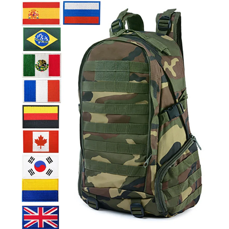 

Водонепроницаемый Военный Камуфляжный тактический рюкзак для мужчин, для спорта на открытом воздухе, кемпинга, треккинга, пешего туризма, оборудование из ткани Оксфорд, вместительная сумка