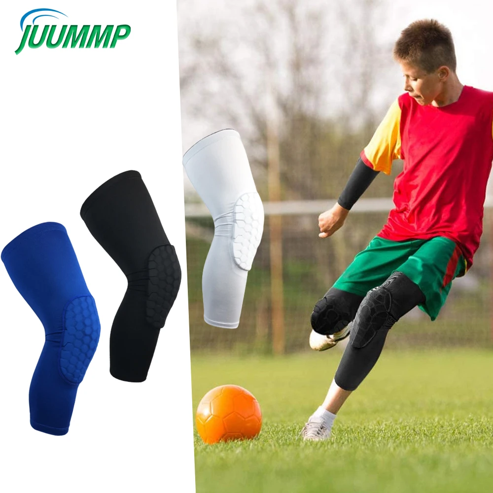 

1Pcs Kids/Youth Sports Honeycomb Compression Knee Pads Guards Protective Gear for Basketball,Baseball,Football,Wrestling,Cycling