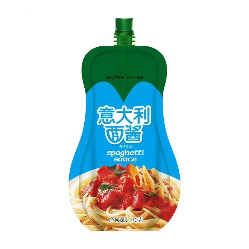 

3 bags Spaghetti sauce Western steak pizza sauce tomato basil sauce 130g/bag