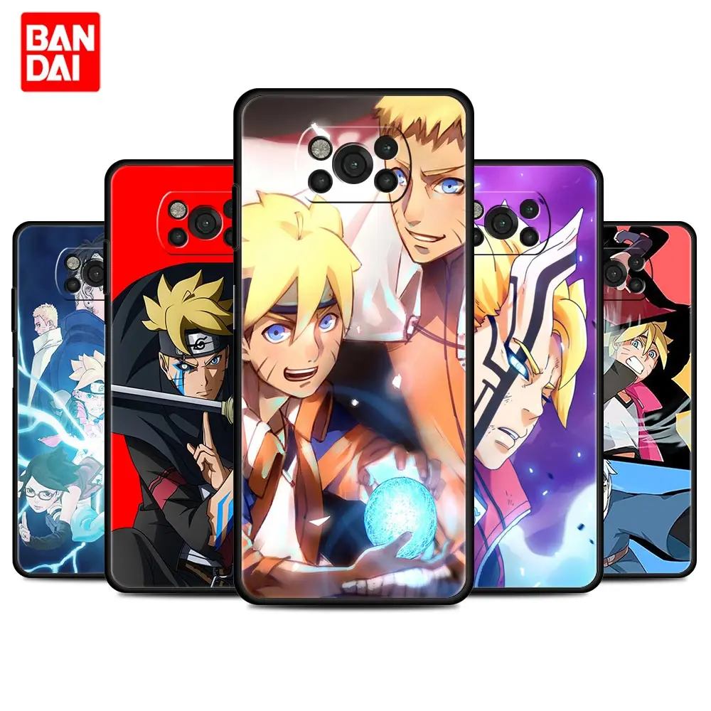 

Boruto Manga Case for Xiaomi Mi Poco X3 NFC F3 Redmi Note 9s 9 9A 9C 8 10 11 9T 8T 10T K40 Pro Plus Luxury Cover Capinha Funda