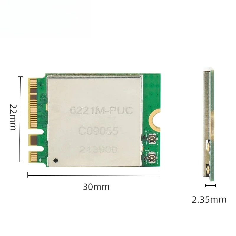 Фото Модуль Bluetooth Rtl8821ce для fn-link 6221m-pucwifi, модуль PCIe №2