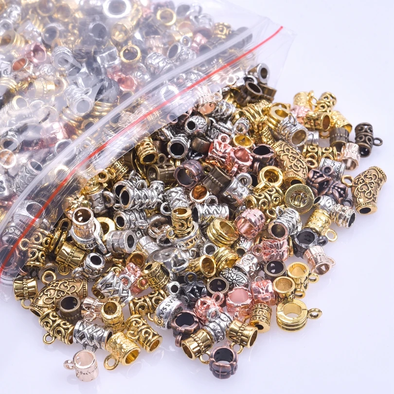 

Recommend 10PCS/Lot Large Hole Beads Random Mixed Charm Alloy Connecting For Jewelry Women Men Making DIY Hanmade Accessories