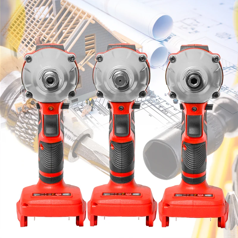 

Cordless Brushless Electric Wrench Impact Wrench Socket Wrench Li-ion Battery Hand Drill Installation