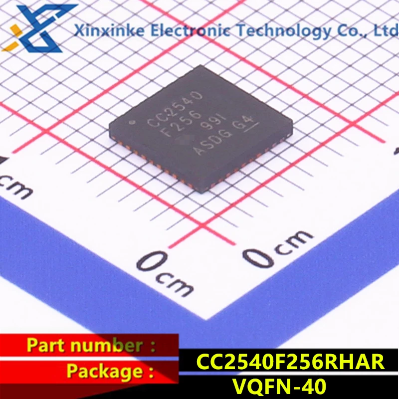 

CC2540F256RHAR VQFN-40 CC2540F256 RF microcontroller - MCU RF Bluetooth SMART SOC with USB BLE 2.4GHz 4dBm Brand new Original
