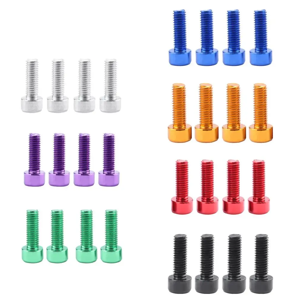 Pack of 4 Montain Bike Water Bottle Cage Holder Bolts Screws