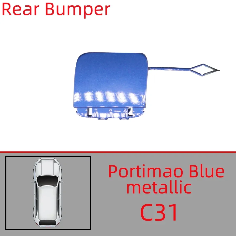 

Для BMW 3 G20 G21 M-Sport #51118099893 51128099902 2018 Передний Задний бампер буксировочный крючок крышка буксировочная крышка 2019 2020 2021 2022