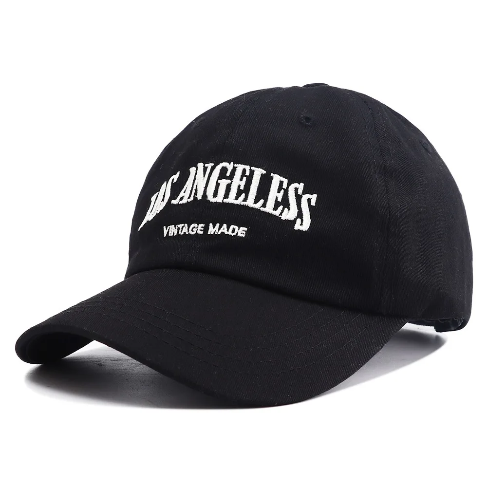 New Men and Women Frayed Old Baseball Cap Embroidery Patch Outdoor Sports Sun Visor Retro Fitted Hat