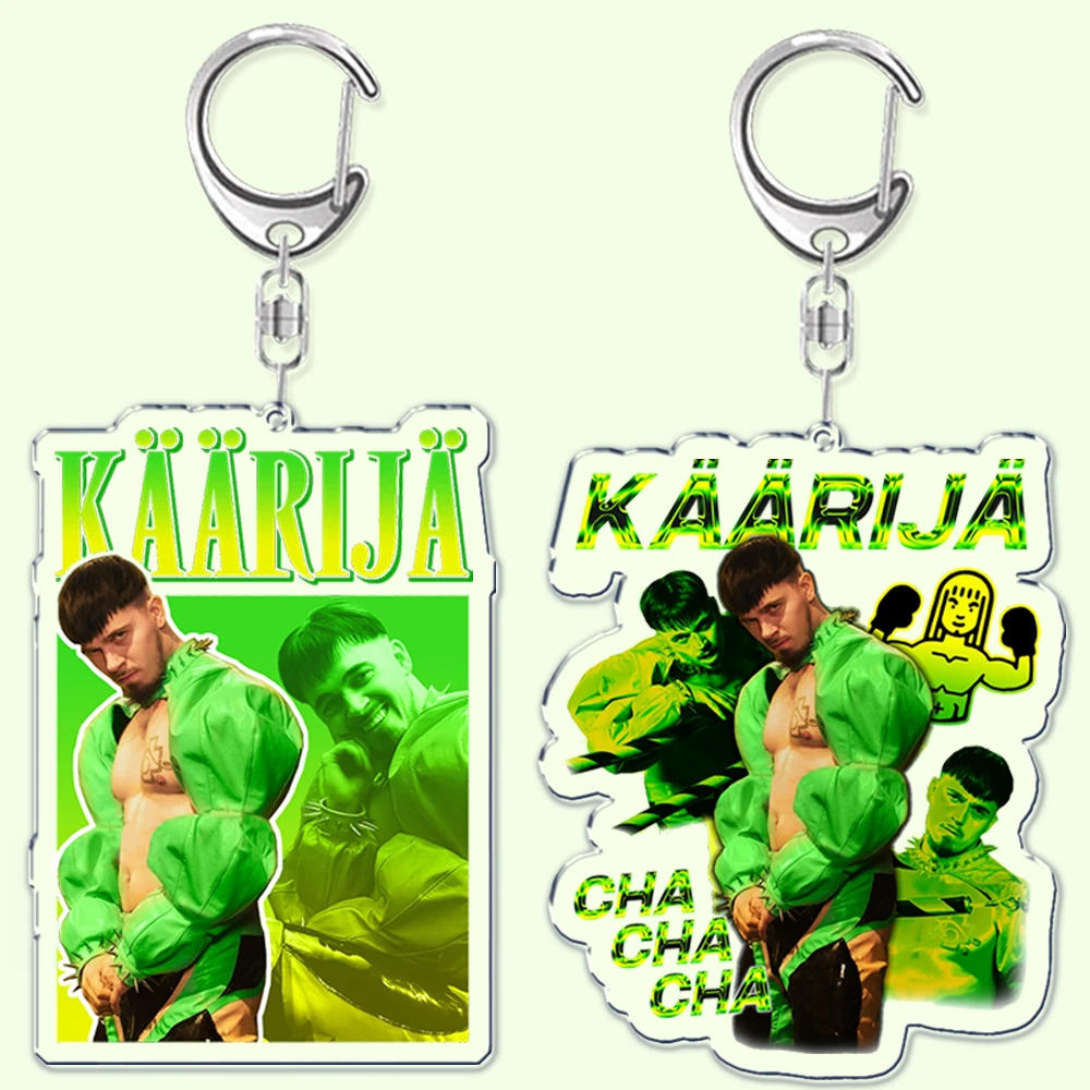 

Käärijä Cha Cha Cha Keychain Eurovision 2023 Finland Y2K Kaarija Keychain Keyring Key Chains Keychains for Bag Pendant Gift