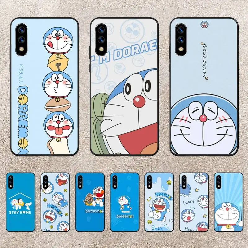 

Cartoon Doraemon Phone Case For Huawei G7 G8 P7 P8 P9 P10 P20 P30 Lite Mini Pro P Smart Plus Cove Fundas