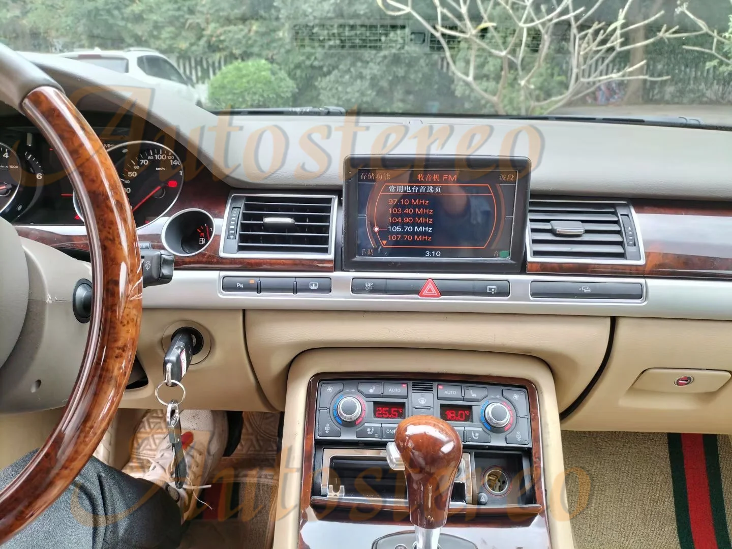 Carplay для Audi A8 2004-2012 Android 13 128G Автомобильный DVD-плеер GPS-навигация Авто Стерео Радио