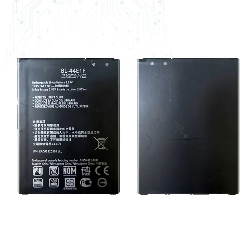 BL-44E1F литий-полимерный аккумулятор емкостью 3200 мАч для LG V20 H990 F800 VS995 US996 LS995 LS997 H990DS