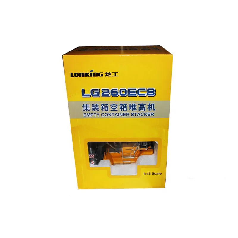 Литый под давлением в масштабе 1:43 LG260EC8 фотоэлектрический вилочный погрузчик