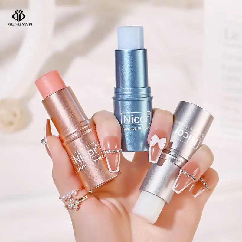 

1PC Smear-Type Solid Perfume Balm Women Light Fragrance Long Lasting Natural Fresh Deodorant Perfume Portable Body Solid Balm