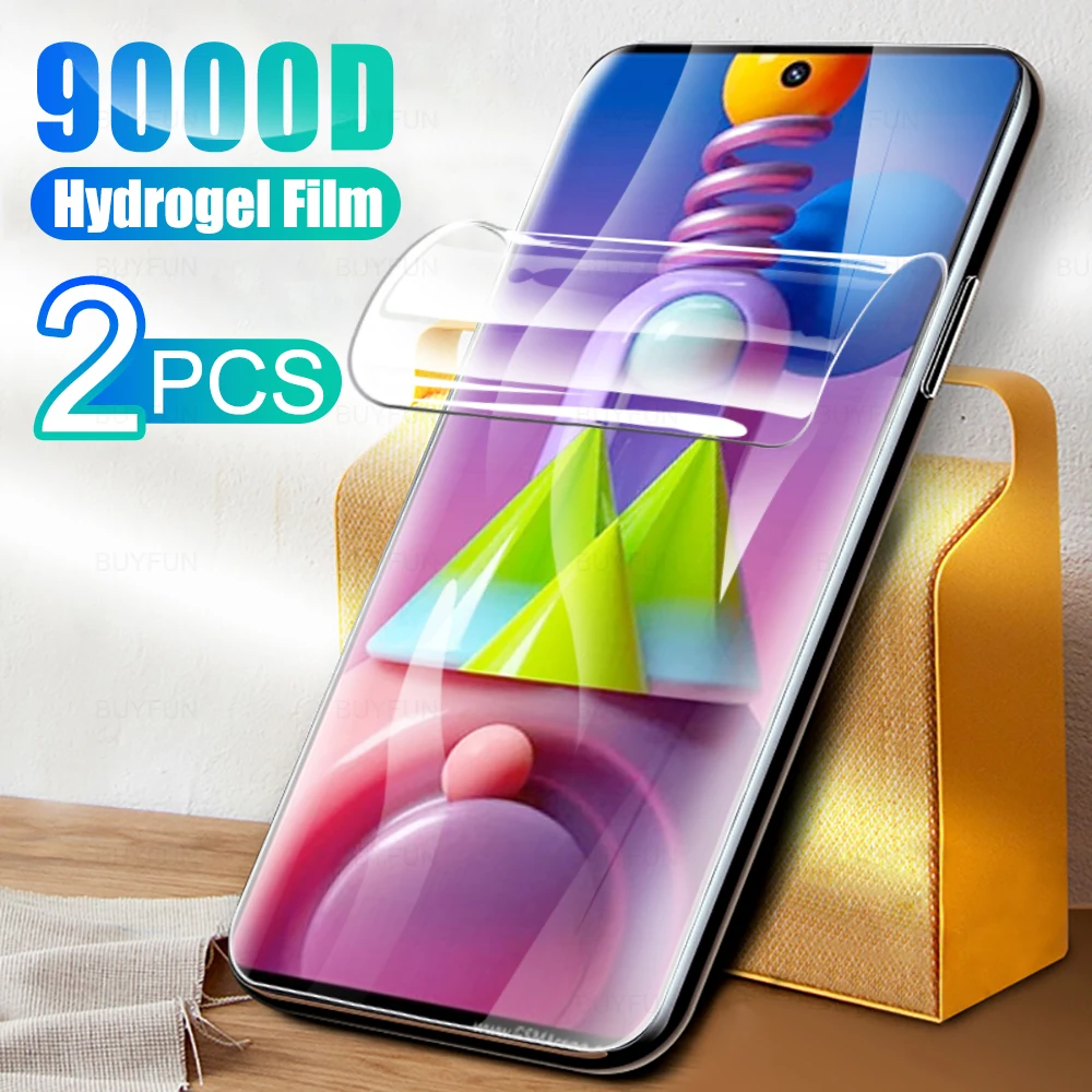 

Гидрогелевые пленки 2 шт. для Samsung Galaxy M51 M52 5G M53 M62 M60s M80s F41 F52 F62 J4core J6plus Xcover 5 xcover pro, мягкий чехол