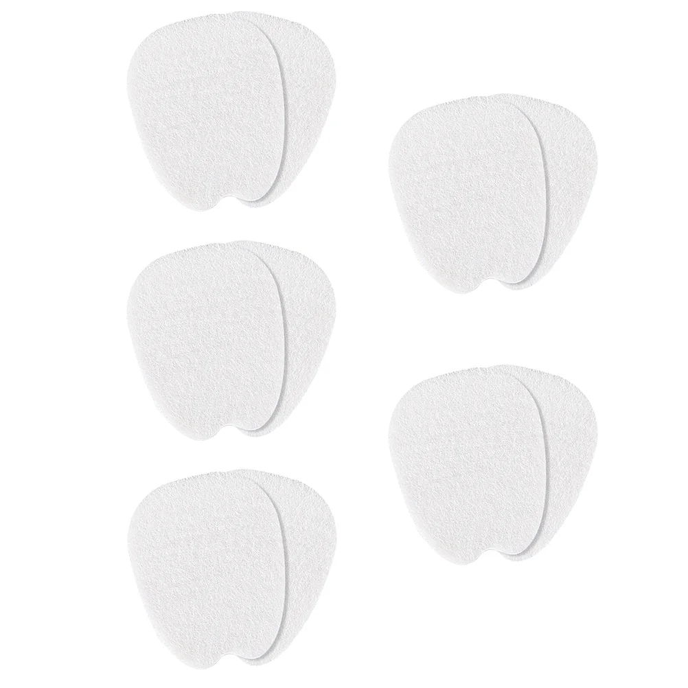 

5 Pairs Tongue Sticker Shoe Filler Invisible Insoles Half Foot Cushion Flannel Front Pad Men Women Palm Forefoot Heels