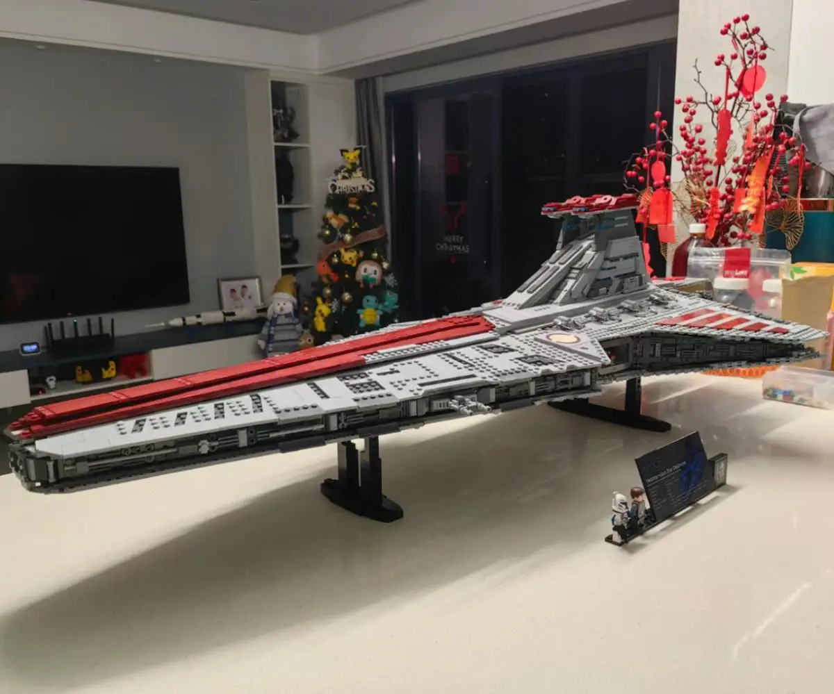 Новинка 2024 г. 75367 крупнейший комплект строительных блоков Venator rp-атаки Круизер