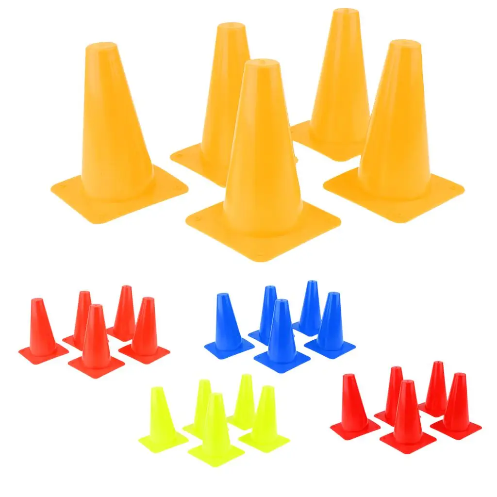 

5pcs 15cm Agility Cones Traffic Safety Soccer Football Training Tool 16x11cm
