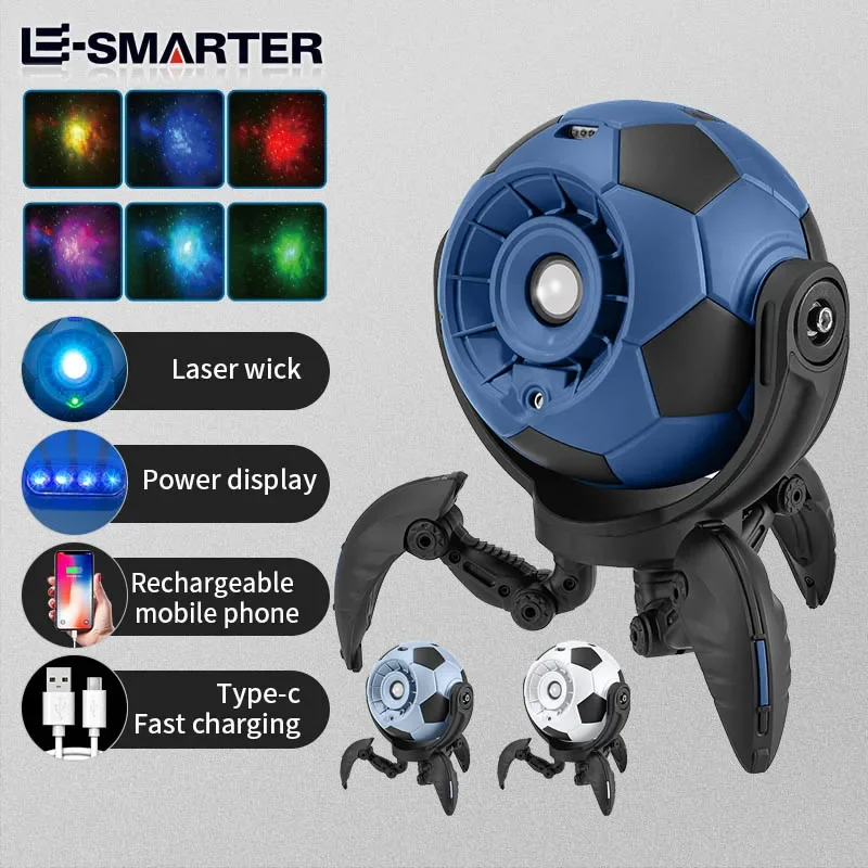 Портативный Лазерный Проектор Galaxy С Вращением Футбольного Мяча На 360° °