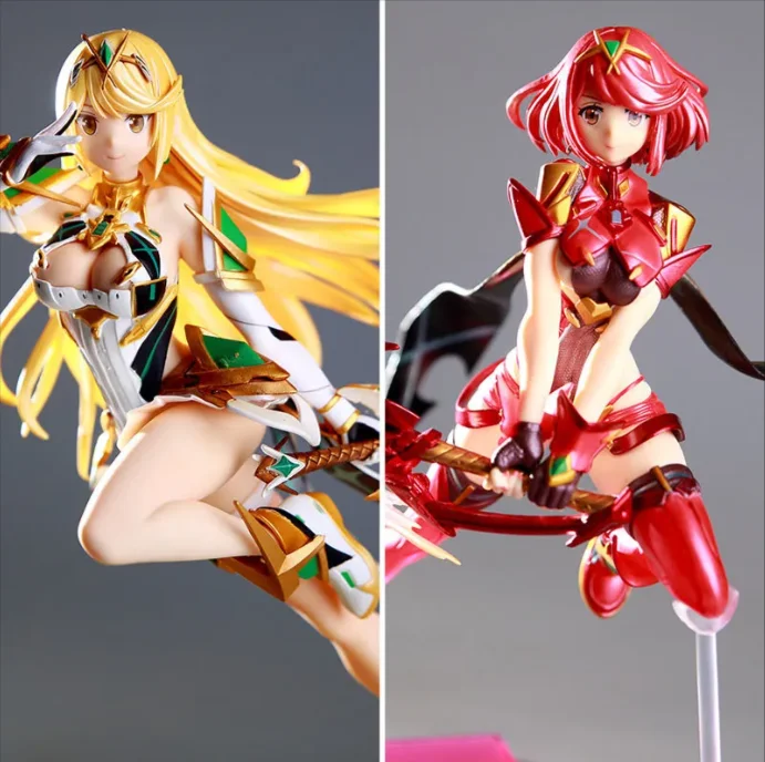 Фото Горячая новинка: Фигурка Пайры из Xenoblade Chronicles 2, коллекционная статуэтка Митры из ПВХ, модель GK, декоративная игрушка, подарок на день рождения №2