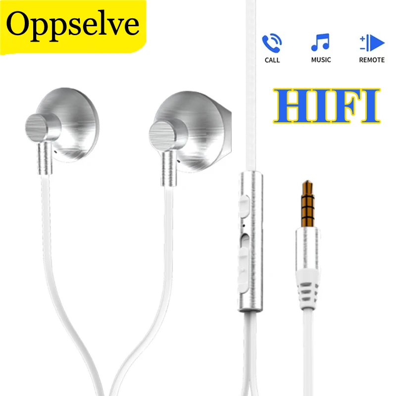 

Проводные наушники-вкладыши 3,5 мм, Hi-Fi стереонаушники с шумоподавлением для iPad, Huawei, Xiaomi, высококачественный звук, наушники с микрофоном