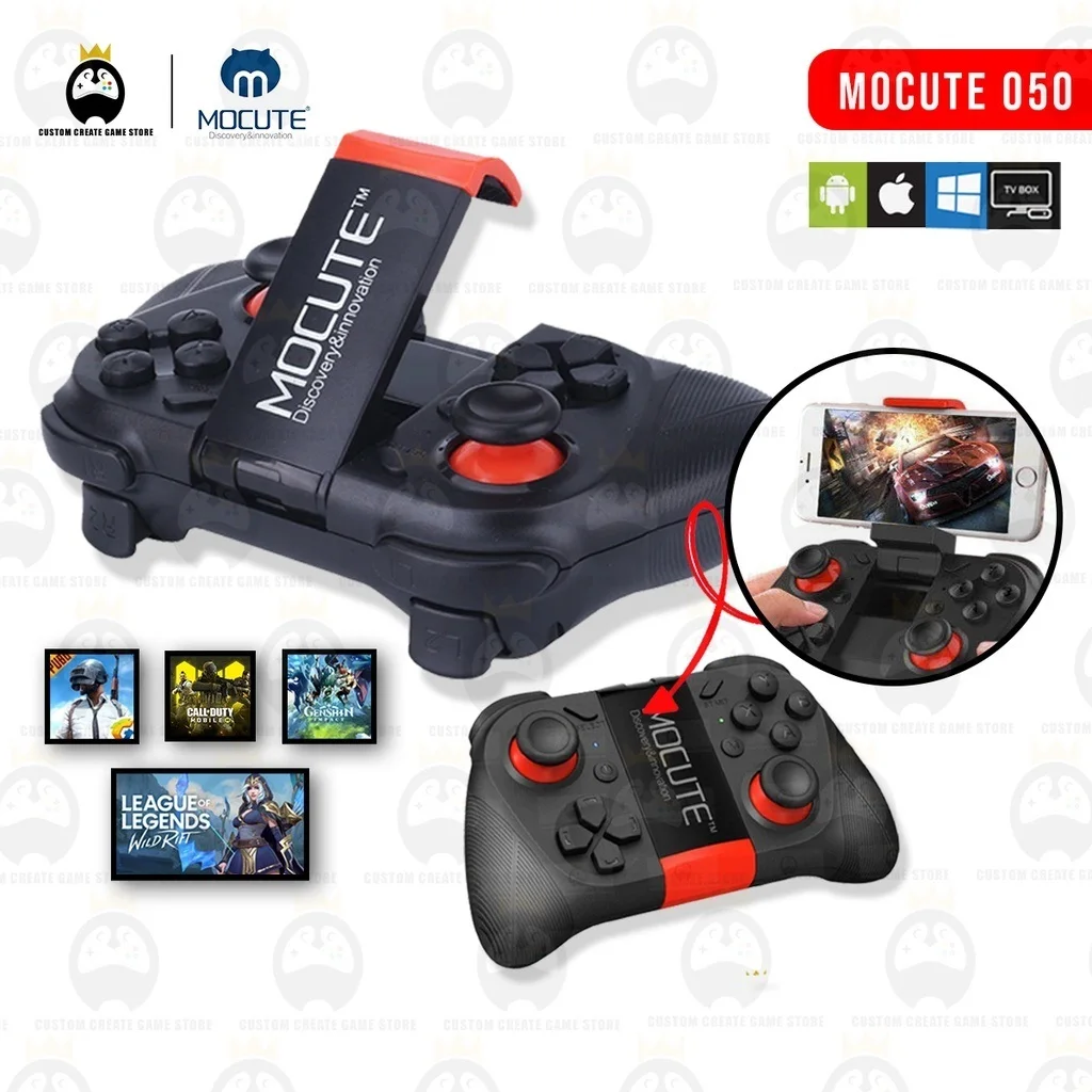 

Bluetooth Mocute Gamepad 050 Wireless Game Controller Joystick For Smartphone Tablet PC