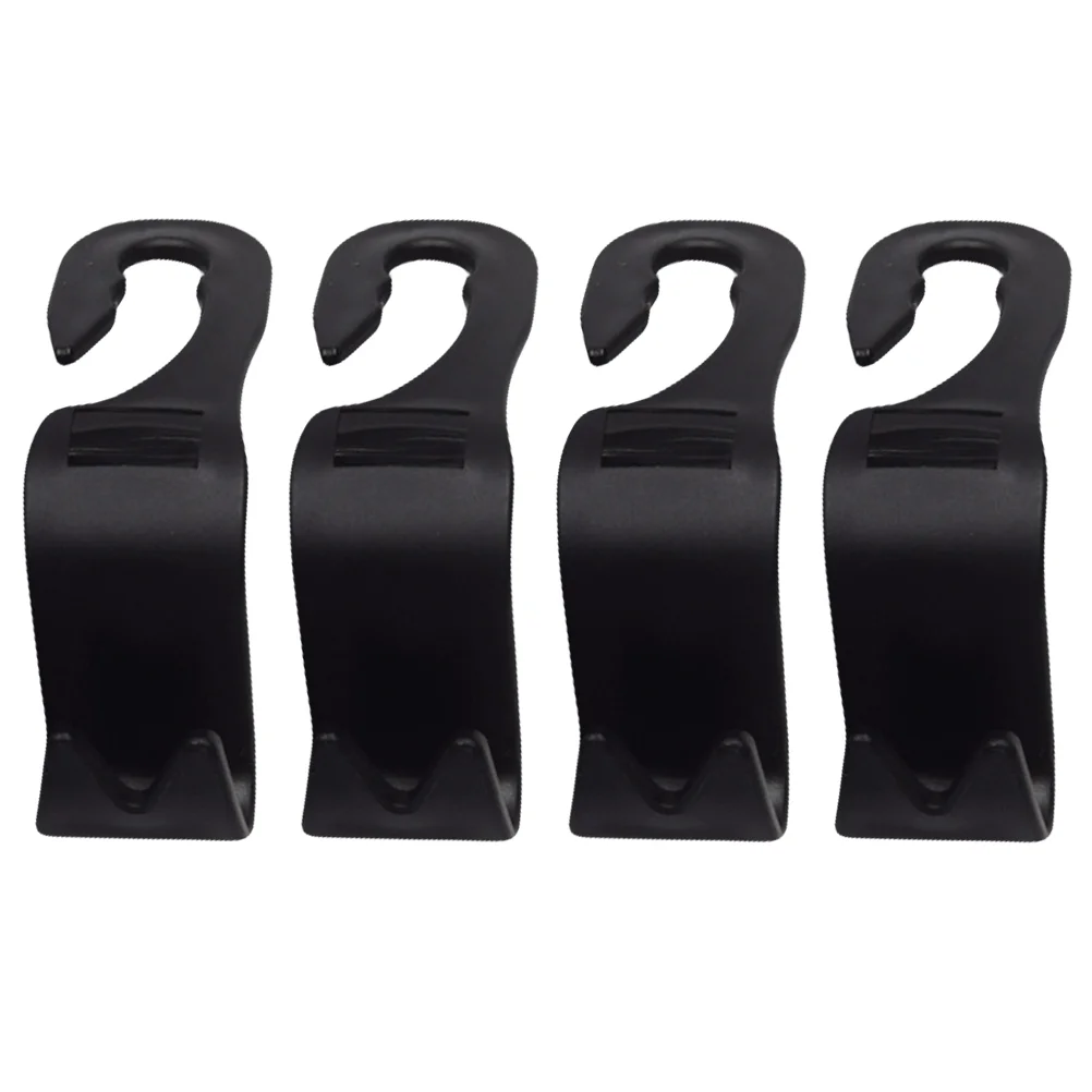 

Car Headrest Hook Hanger: 4pcs Universal Car Storage Headrest Hanger Holder Hooks Vehicle Backseat Hanger for Handbag Purse