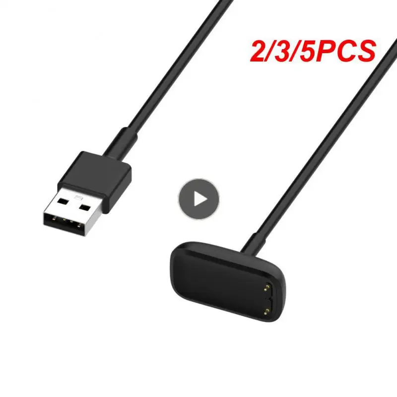 

2/3/5PCS With Reset Function Charging Cable Replacement Magnetic Usb Charger Usb Charging Charger For Fitbit Luxe 100cm/50cm