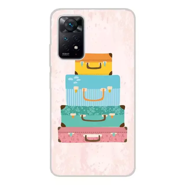 

NEW2023 Muchoygood case with --NOTE-11-PRO-4G / 5G silicone gel tpu custom drawing design TRAVEL 003