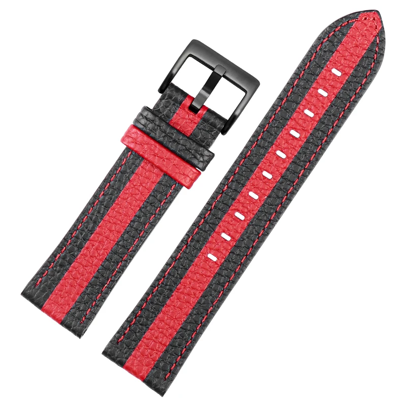Leather strap for Samsung/Apple/Huawei GT/GT2 pro 2e watch 46mm bracelet watch2pro glory magic quick release strap 18/20/22mm