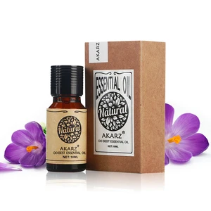 Эфирное масло AKARZ фиолетовый, натуральная ароматерапия, спокойный антибактериальный агент, афродизиак фиолетовое масло