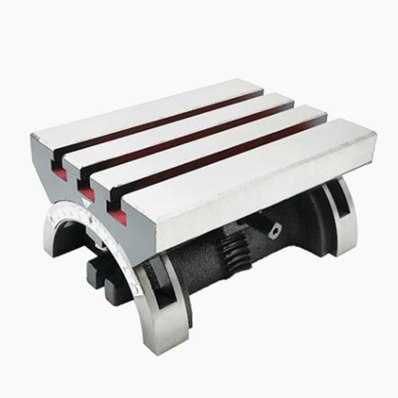 

7-дюймовый угловой Рабочий стол для фрезерного станка, Регулируемый угол наклона, поворотный стол