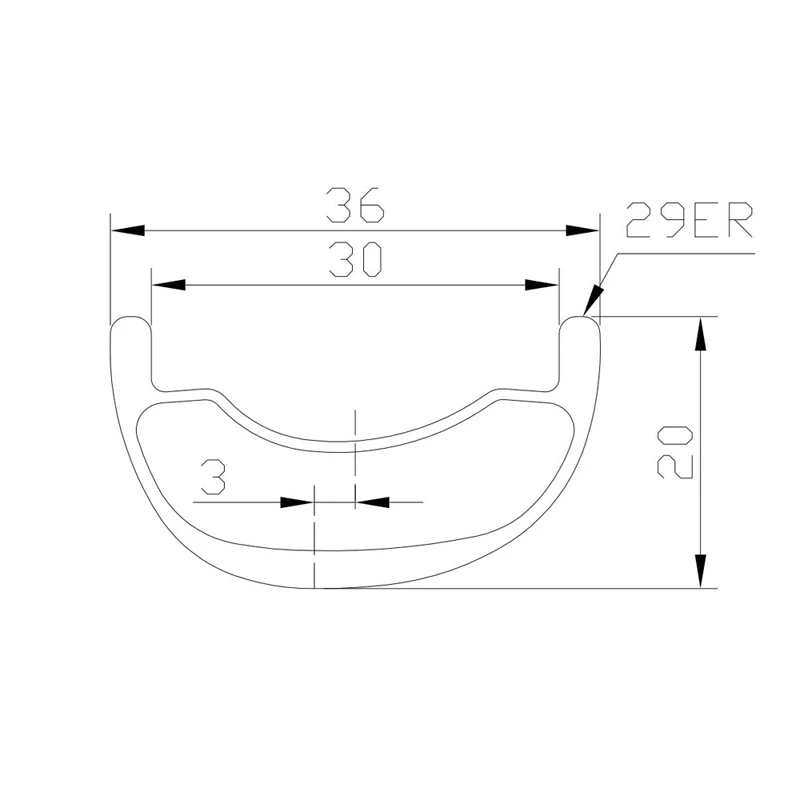 LIENGU 425g MTB AM Карбоновый обод велосипеда 29er 36 мм Асимметричный бескамерный горный