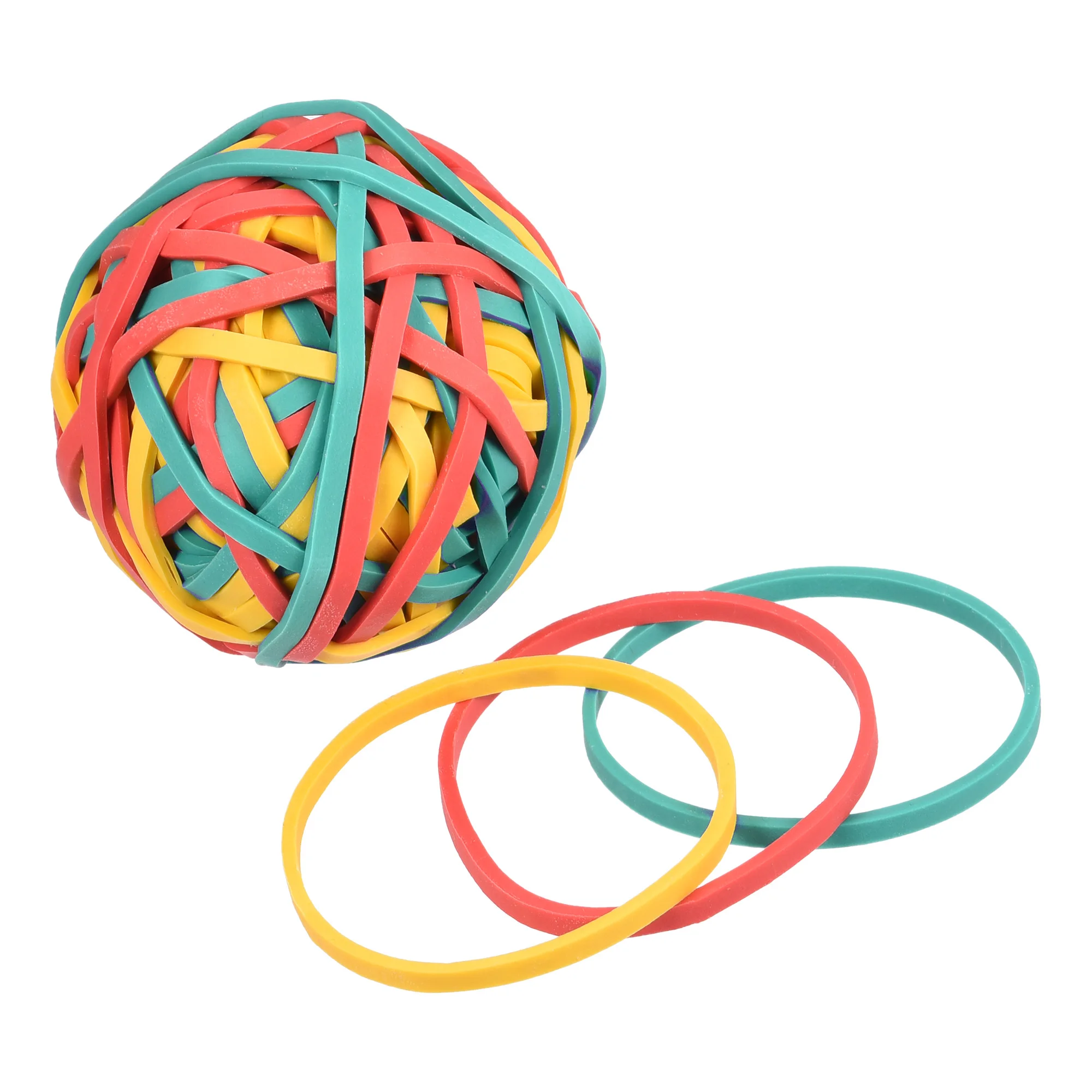 

Uxcell Rubber Band Ball Elastic Stretchable Colorful Rubber Band 1.57inch Dia for Document Organize, Home Office Pack of 4
