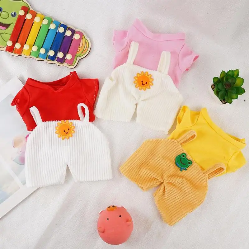 

30cm Doll Accessories Clothes for 30cm LaLafanfan Cafe Duck Dog Rabbit/Cat/Bear Plush Doll ClothesOutfit for 20-30cm Plush Toy