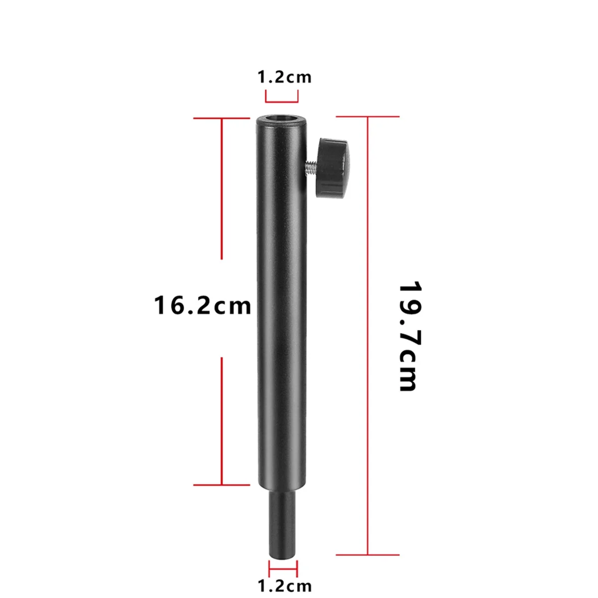 Microphone Boom Arm Extension Tube Mic Stand Riser for Suspension Scissor Holder