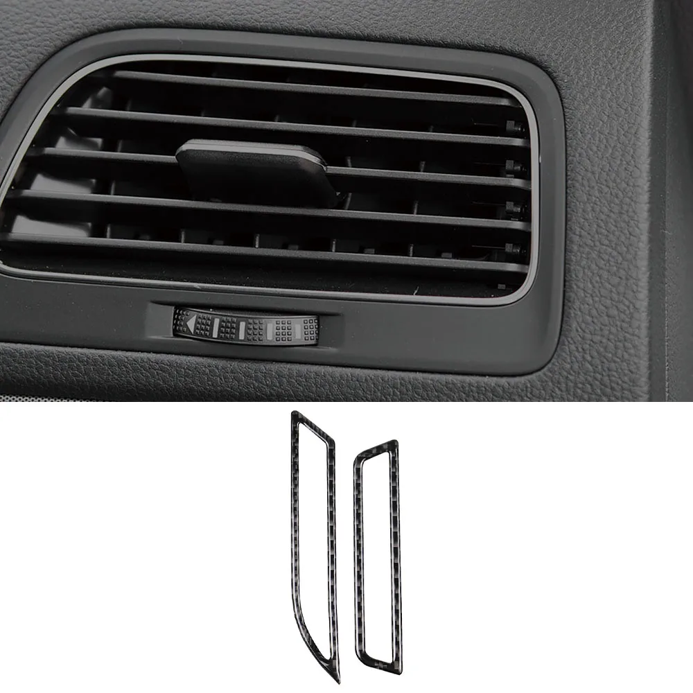 

for Volkswagen Golf 7 2013 2014-2017 Air Vent Outlet Decoration Cover Trim Sticker Decal Car Interior Accessories Carbon Fiber