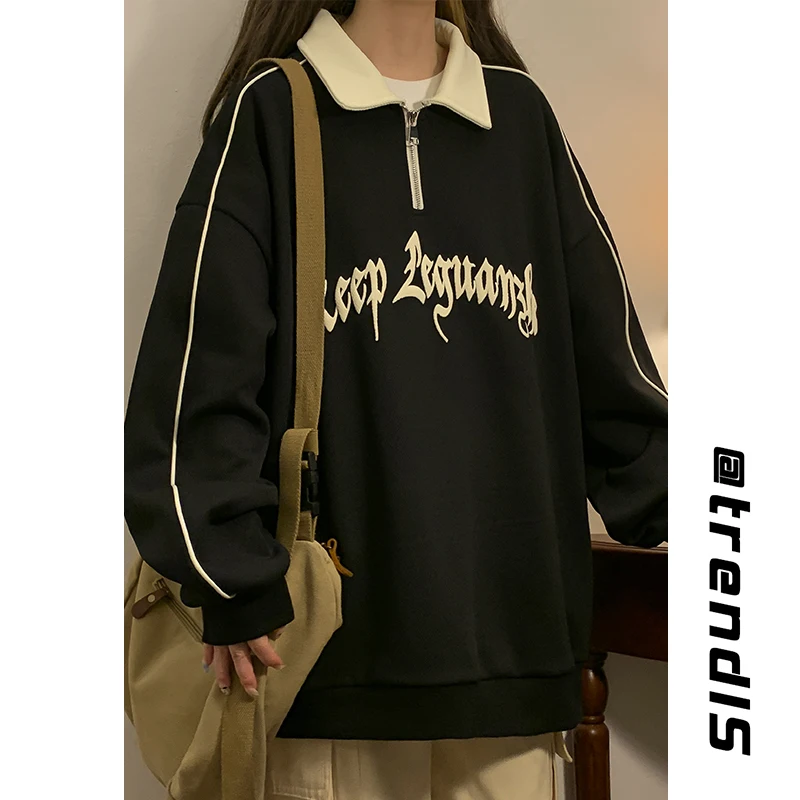 

Autumn New Female Model Interior Large Bubble Print Pineapple Sweater