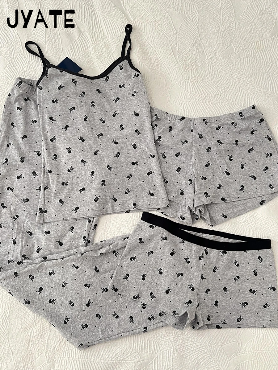 Женский хлопковый комплект из двух предметов мягкие повседневные уютные