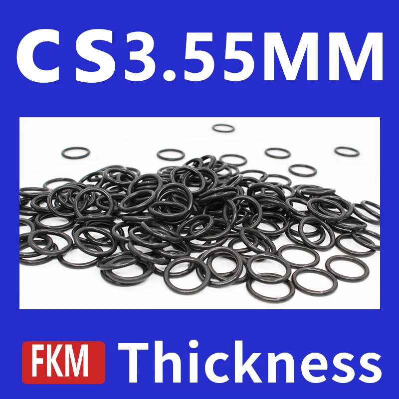 Уплотнительные кольца из фторкаучука FKM толщина CS3 55 мм